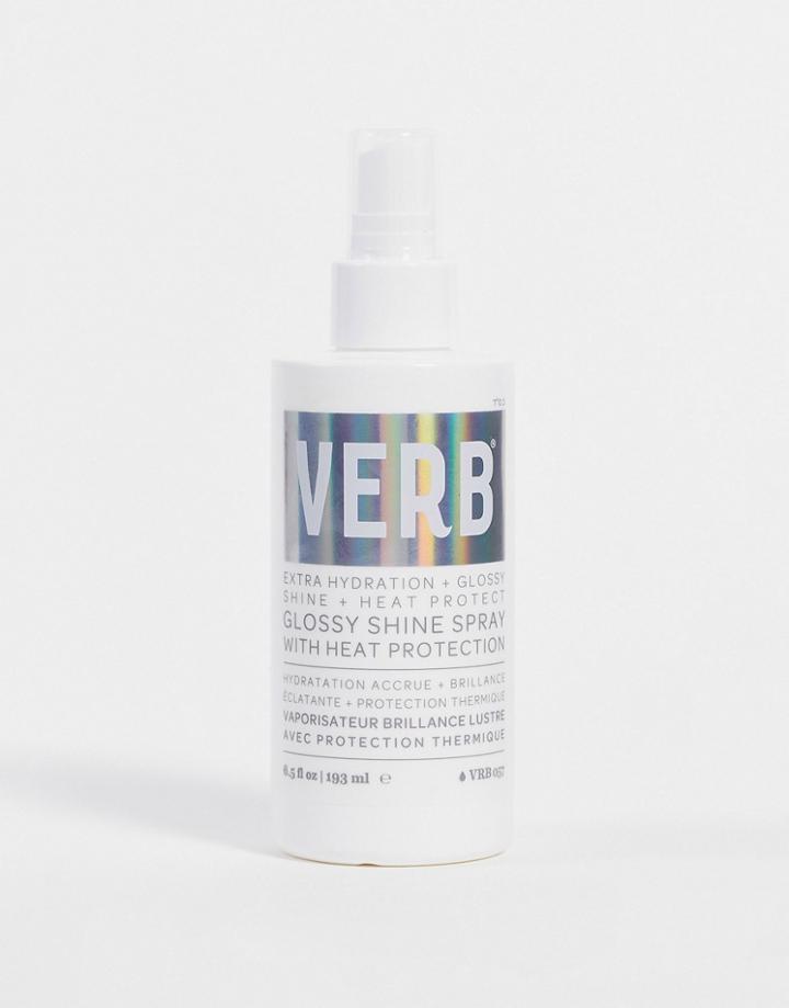 Verb Glossy Shine Spray With Heat Protectant 6.5 Oz-no Color