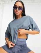 Asos Design Ultimate Oversized T-shirt In Dolphin Gray-grey
