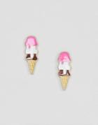 Asos Ice Cream Stud Earrings - Multi