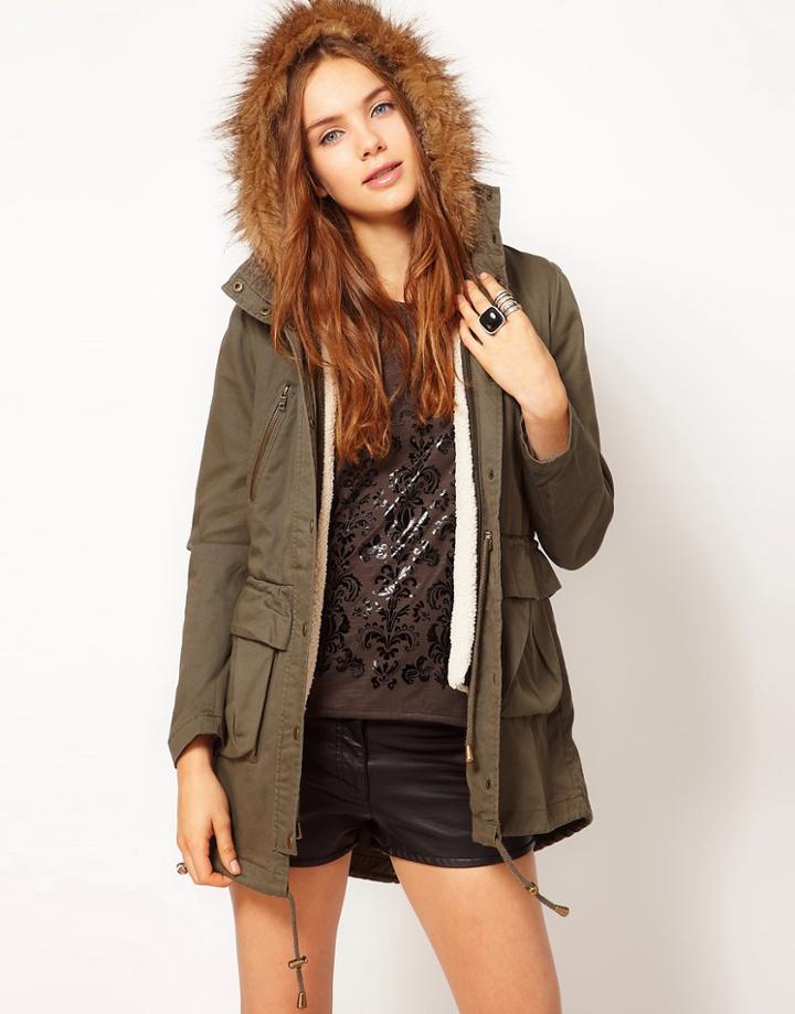 Warehouse Khaki Parka - Green