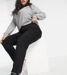 Glamorous Curve High Waisted Slim Fit Jeans In Black