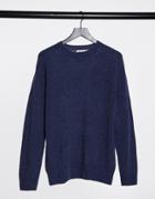 Weekday Richie Wool Sweater In Blue-blues
