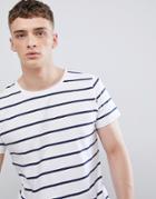 Lee Jeans Striped T-shirt-white