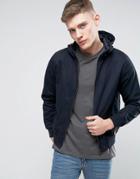 Tokyo Landry Cotton Twill Hooded Jacket - Navy
