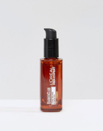 L'oreal Men Expert Barber Club Beard Oil 30ml - Clear