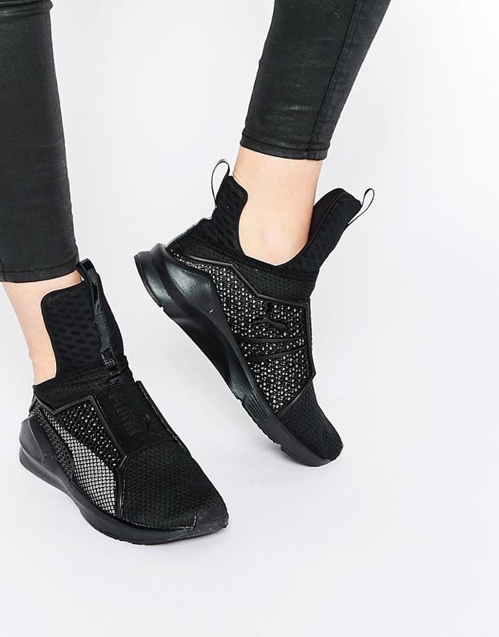 Puma X Rihanna Fenty Sneakers In Black - Black
