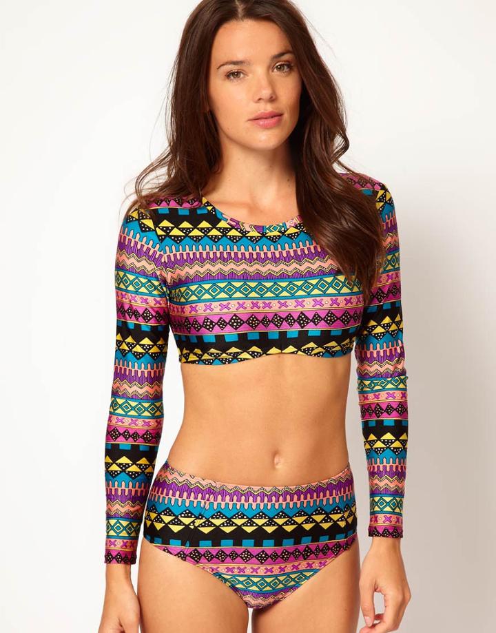 Insight The Hux Cropped Swim Top