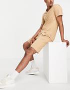 Only & Sons Sweat Shorts In Tan - Part Of A Set-brown