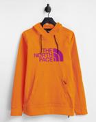 The North Face Teckno Logo Hoodie In Orange