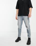 Asos Design Cone Mill Denim Classic Rigid 'american Classic' Jeans-blue