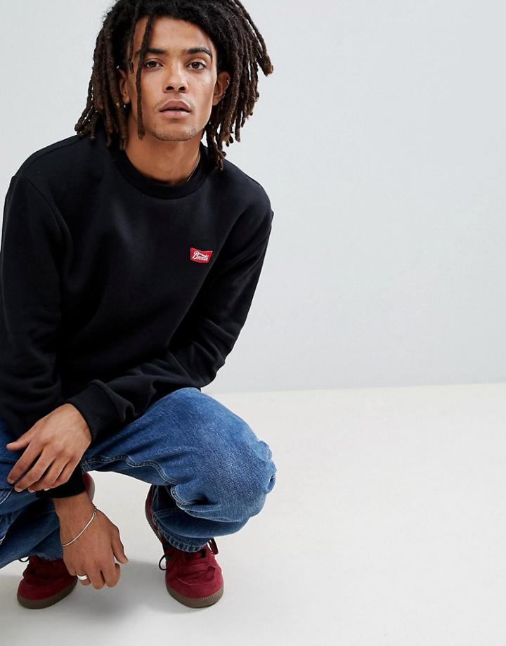 Brixton Stith Sweatshirt With Small Logo - Black