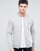 Le Breve Bomber Gray Marl - Gray