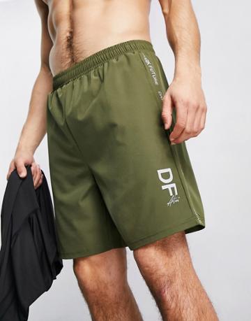 Asos Dark Future Active Training Shorts-green