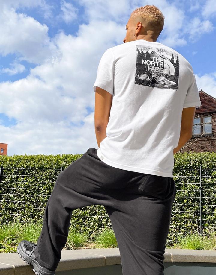 The North Face Red Box Celebration T-shirt In White