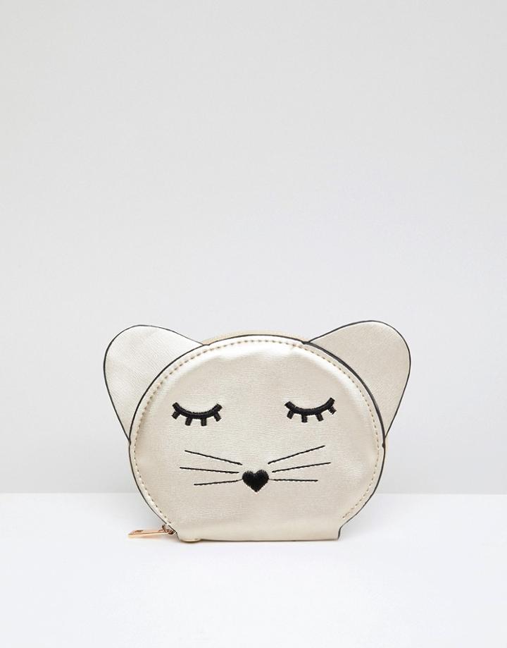 Yoki Cat Coin Purse - Gold