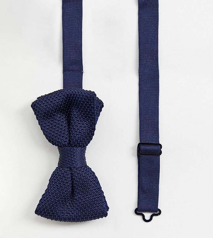 Noak Bow Tie In Navy Check