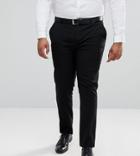 Asos Plus Skinny Suit Pants In Black - Black