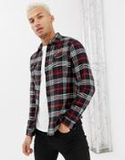 Voi Jeans Checked Shirt-gray