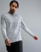 Oakley Training Tech Long Sleeve Top Regular Fit In Light Gray Marl - Gray