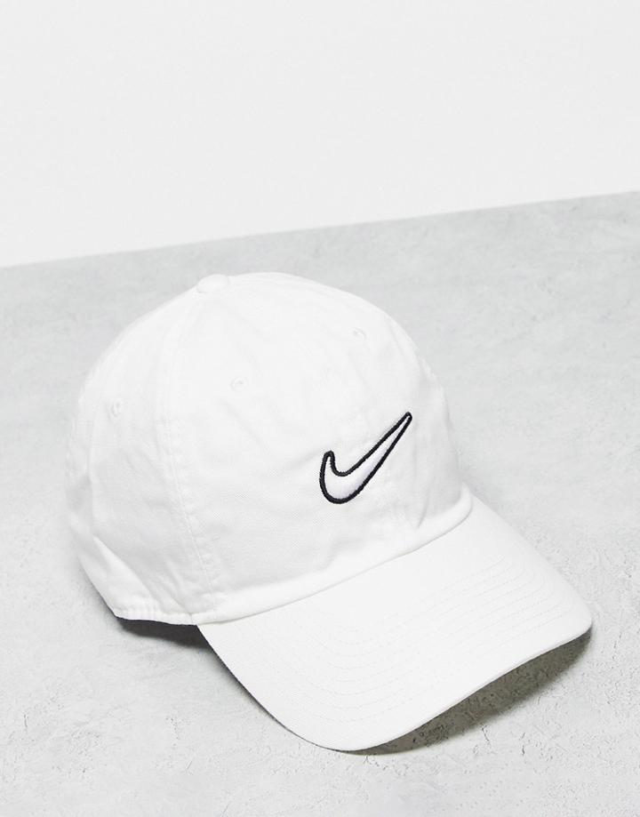 Nike H86 Futura Swoosh Wash Cap In White