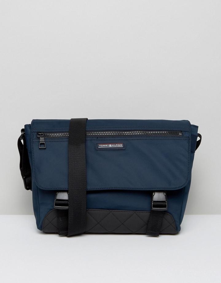 Tommy Hilfiger Nylon Courier Bag - Navy