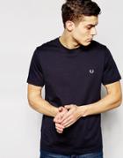 Fred Perry T-shirt With Crew Neck - Blue