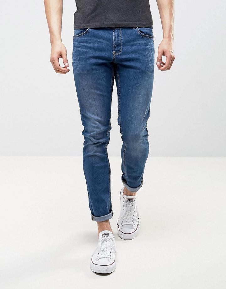 Ldn Dnm True Indigo Skinny Jeans - Blue
