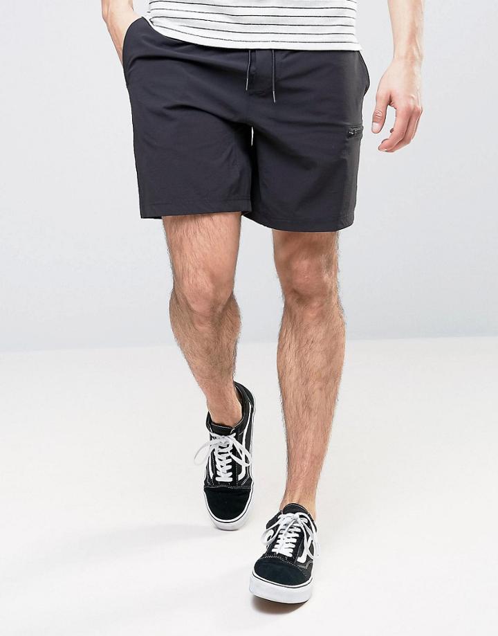 Abercrombie & Fitch Beach To Bar Short In Black - Black