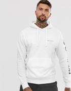 Columbia Viewmont Ii Sleeve Graphic Hoodie In White