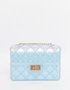 Asos Clear Quilted Cross Body Bag - Clear