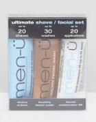 Men-u Ultimate Shave / Facial Set 3x15ml - Clear