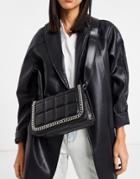 Topshop Cruz Shoulder Bag In Black