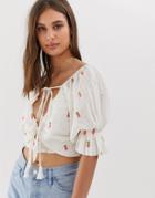 Free People Ladies That Luau Top-cream