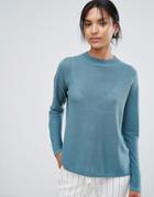 Just Female Franklin Cross Knit Sweater - Navy