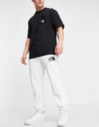 The North Face Logo Sweatpants In White