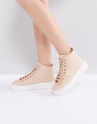 Asos Anytime Creeper Ankle Boots - Beige