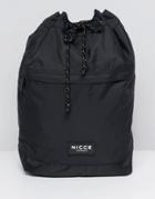 Nicce Duffle Backpack In Black - Black