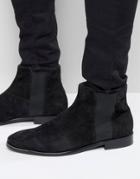 Aldo Coppe Suede Chelsea Boots - Black