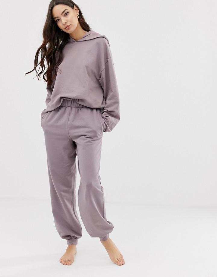 Asos Design Lounge Mix & Match Oversized Jogger-pink
