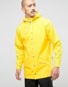 Rains Waterproof Short Jacket - Yellow