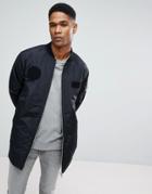 D Struct Longine Bomber Jacket - Black