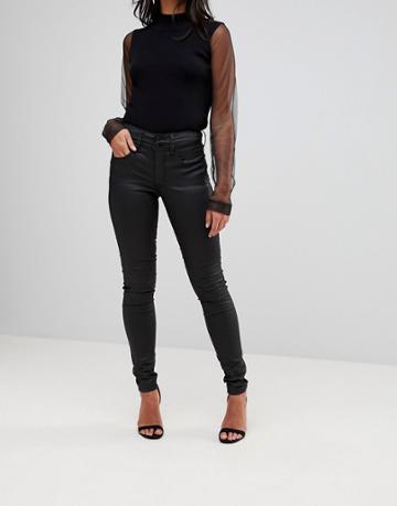 Salsa Secret Waist Sculpting Skinny Jean - Black