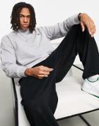 Lacoste Sweatshirt With Sleeve Taping In Gray