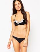 Pistol Panties Claudia Frill Bikini Set With Underwire - Malteaser Print