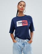 Tommy Jeans Essential Logo T-shirt - Navy