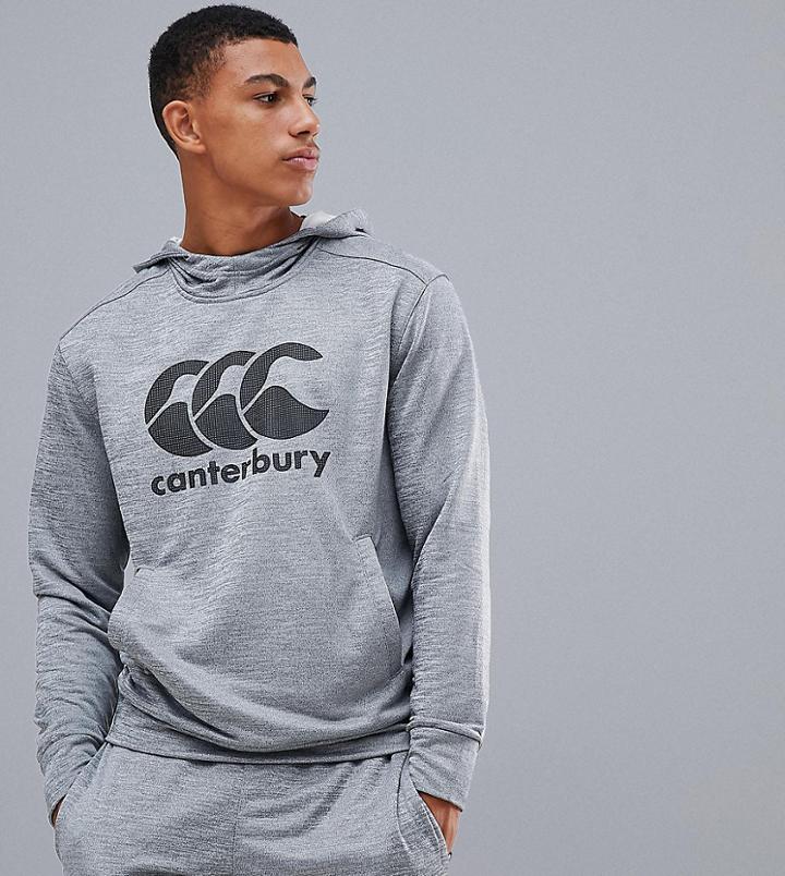 Canterbury Vapodri Hoodie In Gray Exclusive To Asos - Gray