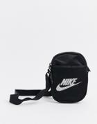 Nike Heritage Flight Bag In Black