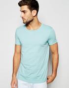Boss Orange T-shirt With Crew Neck Regular Fit In Bkue - Mint