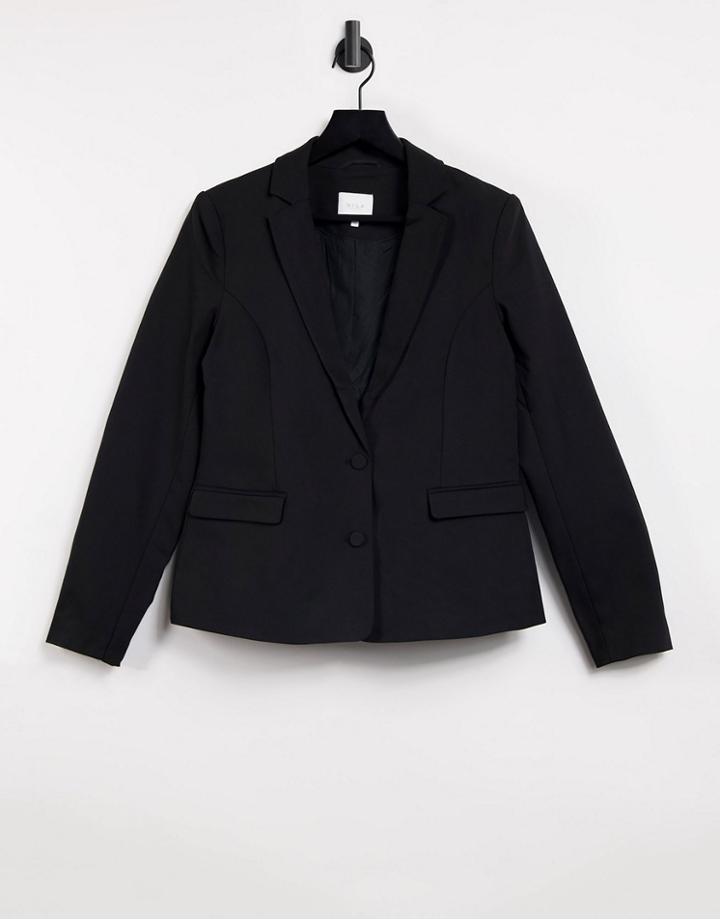 Vila Suit Blazer In Black