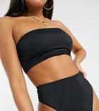 Asos Design Recycled Tall Mix And Match High Leg High Waist Bikini Bottom In Black